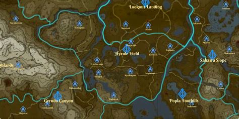 TOTK Shrine Map .